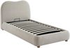 Vente-unique - VANARI Bett Stoff Beige - B 214 cm x H 95 cm x L 111 cm Bild 3