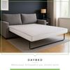 EVERGREENWEB Memory-Foam-Doppelmatratze für Schlafsofa, 14 cm hoch, orthopädische Wasserschaummatratze, hypoallergene und ergonimische Matratze mit weißem Bezug 140x190 – DAYBED Bild 4