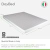 EVERGREENWEB Memory-Foam-Doppelmatratze für Schlafsofa, 14 cm hoch, orthopädische Wasserschaummatratze, hypoallergene und ergonimische Matratze mit weißem Bezug 140x190 – DAYBED Bild 3