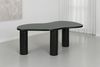 byLIVING Couchtisch Ethan/Tischplatte und Gestell in naturfarben (Akazie) oder schwarz/Wohnzimmertisch/Beistelltisch/Maße: B 110, H 45, T 55 cm (Schwarz) Bild 2