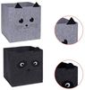 Spetebo Regalkorb Einhorn Aufbewahrungs Box 3er Set - 32x30 cm (Set, 3 Boxen), Faltbare Sortierbox für Würfelregale Bild 3