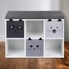 Spetebo Regalkorb Einhorn Aufbewahrungs Box 3er Set - 32x30 cm (Set, 3 Boxen), Faltbare Sortierbox für Würfelregale Bild 5