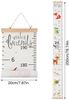 IWILCS Wachstum Messlatte, Höhe Wachstum Diagramm, Baby Messlatte Höhe Diagramm, mit Cartoon Fox Pattern für Schlafzimmer Kinderzimmer-Wanddekorationen(200cm *20cm) Bild 2