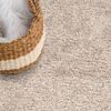 carpet city Shaggy Hochflor Teppich - 120x170 cm - Sand-Beige - Langflor Wohnzimmerteppich - Einfarbig Uni Modern - Flauschig-Weiche Teppiche Schlafzimmer Deko Bild 3