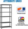 Simonrack Schwerlastregal, Lagerregal, 200 x 80 x 50 Metallregal, Kellerregal, Biegestelle 100 kg, 6 Fachböden, Antracite - Comfort Bild 5