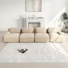 Ball & Cast Cord Sofa, Boneless Couch mit Ottomane, Ohne Montage, Sofa Modular mit Polsterung für Wohnzimmer, Schlafzimmer, Beige, 4 Sitze Bild 3