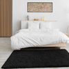 VIMODA Prime Shaggy Teppich Schwarz Hochflor Langflor Teppiche Modern, Maße:160x220 cm Bild 2
