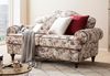 Sofa 2-Sitzer Elita in creme Landhaus Blumen 170 cm Bild 2