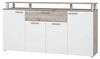 FORTE Gulada Kommode, Holzwerkstoff, Beige/Braun/Weiß, 169,3 x 90 x 41,3 cm Bild 5
