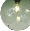 Qazqa Deckenleuchte Sandra, ohne Leuchtmittel, Extra-Warmweiß, QAZQA Deckenleuchte, e27, Grün, Glas, Art Deco Bild 3