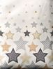 JACK Bettwäsche 135x200cm Sterne Braun Beige Offwhite, Biber, 2 teilig, tolles winterliches Sternendesign Bild 2