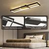 HOMCOM Deckenleuchte mit Fernbedienung, Wandschalter, Dimmfunktion, Farbwechsel, Nachtlichtfunktion, LED fest integriert, Farbwechsler, für Schlafzimmer, Wohnzimmer, Schwarz Bild 5