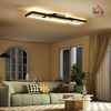 HOMCOM Deckenleuchte mit Fernbedienung, Wandschalter, Dimmfunktion, Farbwechsel, Nachtlichtfunktion, LED fest integriert, Farbwechsler, für Schlafzimmer, Wohnzimmer, Schwarz Bild 2