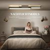 HOMCOM Deckenleuchte mit Fernbedienung, Wandschalter, Dimmfunktion, Farbwechsel, Nachtlichtfunktion, LED fest integriert, Farbwechsler, für Schlafzimmer, Wohnzimmer, Schwarz Bild 4