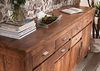Sideboard Akazie 200x45x90 hellbraun lackiert SHAMAN #41 Bild 4