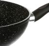 Wok Pfanne Secret De Gourmet Nature Schwarz Geschmiedeter Stahl (Ø 28 Cm) Bild 3