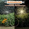 Salcar LED Solarleuchte 2er Solarlampe Feuerwerk Gartenleuchte Weihnachtsdeko Warmweiß Bild 3