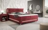 Boxspringbett Vito mit RGB, USB und Stauraum 180x200 Rot H2 Bild 2