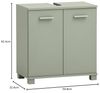 Schildmeyer Waschbeckenunterschrank Mono 159602, Pistazie, 59,8 x 32,6 x 62,4 cm Bild 3