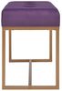 vidaXL Bank 80 cm Lila Samt 247557 Bild 5
