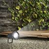 Steckleuchte, Alu, Glas, schwarz, Spot beweglich, H 33,5 cm Bild 3