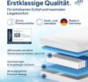 AM Qualitätsmatratzen Hochwertige 7-Zonen Taschenfederkernmatratze 90x200 cm - 24 cm Premiumhöhe - Tonnentaschenfederkernmatratze 90x200 cm - H4 Bild 3