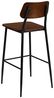 Flash Furniture Barhocker aus Metall und Holz, Stahl, Sperrholz, Mahagoni Bild 5