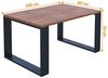 AKKE Außergewöhnlicher Couchtisch Beistelltisch für Wohnzimmer | Kaffee Tee Wohnzimmertisch Tisch | Coffee Table | Zimmer Schlafzimmer Möbel | Deko Modern Burgund 100 x 60 x 55 Bild 2