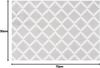 Kurzflor Fußmatte Elegance Grau Weiß - 50x70x0,7cm Bild 2