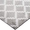 Kurzflor Fußmatte Elegance Grau Weiß - 50x70x0,7cm Bild 5