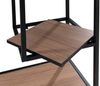 Regal Dela / 300.001752, Holzwerkstoff, Stahl, Schwarz, Holzfarben, 50 x 180 x 34 cm Bild 3