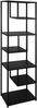 Regal Dela / 300.001752, Holzwerkstoff, Stahl, Schwarz, Holzfarben, 50 x 180 x 34 cm Bild 2