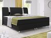 Boxspringbett Riva 180x200 cm Kunstleder Schwarz Bild 2