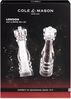 Cole & Mason H233110 Salz- und Pfeffermühlen-Set Transparent Acryl Pfeffer Salz 220 mm Bild 2
