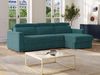 Vente-unique - VIZIR Sofa Stoff Blau - B 223 cm94 cm x H 110 cm95 cm x L 282 cm Bild 5