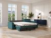 Vente-unique - VIZIR Sofa Stoff Blau - B 223 cm94 cm x H 110 cm95 cm x L 282 cm Bild 3