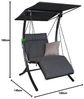 Hollywoodschaukel 1-Sitzer Swing Smart stone Bild 4