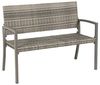 Dijon Gartenbank (anthrazit-grau meliert) 116 x 60 x 87 cm Bild 1