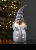 LED-Stoff-Figur "Joylight", Santa, grau/rot, 40 cm Bild 1