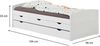 IDIMEX Funktionsbett JESSY, Bett mit Stauraum Jugendbett mit 3 Schubladen Ausziehbett Kiefer 90x19 Bild 2