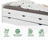 IDIMEX Funktionsbett JESSY, Bett mit Stauraum Jugendbett mit 3 Schubladen Ausziehbett Kiefer 90x19 Bild 5