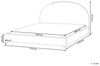 Wasserbett Stoff VAUCLUSE 160 x 200 cm Hellbeige Bild 3