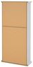 Dmora - Bücherregal Mireille, Büroregal, Mobiler Buchhalter, Bücherbrett, 96x37 h201 cm, Weiß Bild 5