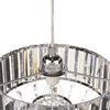 'Adorn' Kronleuchter Transparent Eisen mit Kristallen aus Acrylglas Glamour Stil Bild 4