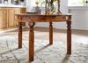 Esstisch rund Akazie 100x100x76 honig lackiert OXFORD #0331 Bild 4