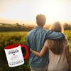 speecheese Tasse Ja deine Fürze stinken aber ich liebe dich trotzdem Kaffeebecher Rot Bild 3