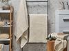 Badehandtuch Set 4-teilig Beige Baumwolle Zero-Twist-Garn Bild 2