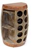 Weinregal Weinfass 1547 Beistelltisch Schrank Fass aus Holz 65cm Weinbar Bar Wandtisch Flaschenregal Bild 3