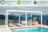 Weide Deluxe Plus Pergola | Aluminium Lamellendach | 4x6 M | weiß | Pavillon freistehend Bild 4