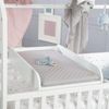 roba Hausbett 60 x 120 cm + Wickelplatte mit Auflage 'roba Style' grau - Weiß Bild 3